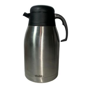 Aladdin 2L Steel Vacuum Kettle Flask Hot Cold Tea Coffee Insulated Dispenser Pot